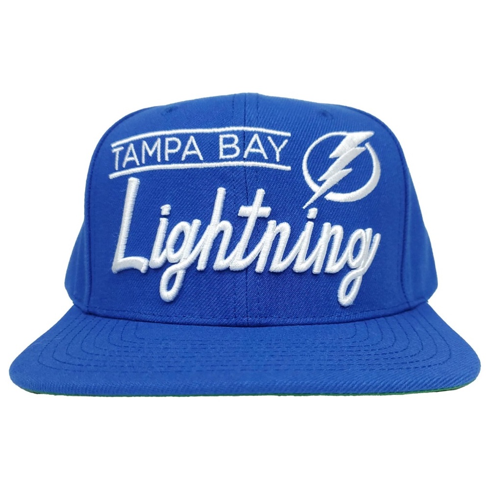 Blue Tampa Bay Lightning Mitchell & Ness 3D Hat Snapback Cap